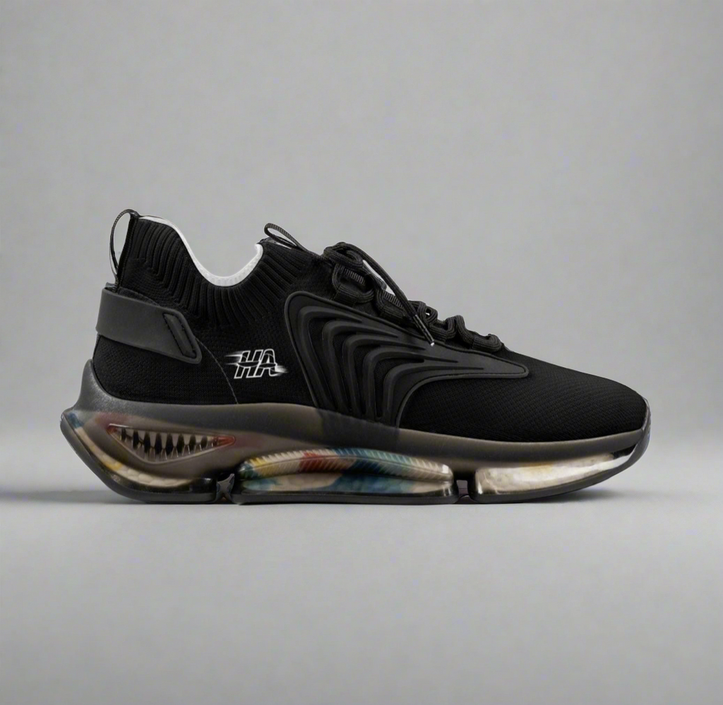 HA Gravity Zeros Black - Lightweight Athletic Shoes