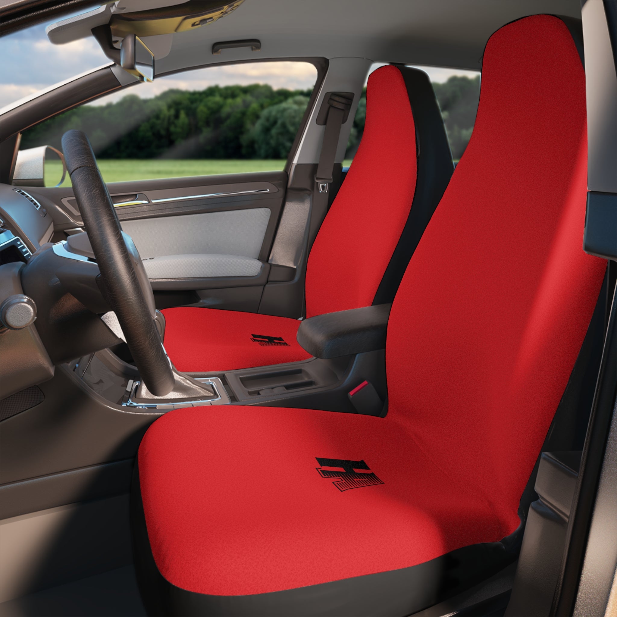 HA Red Sport Car Seat Covers