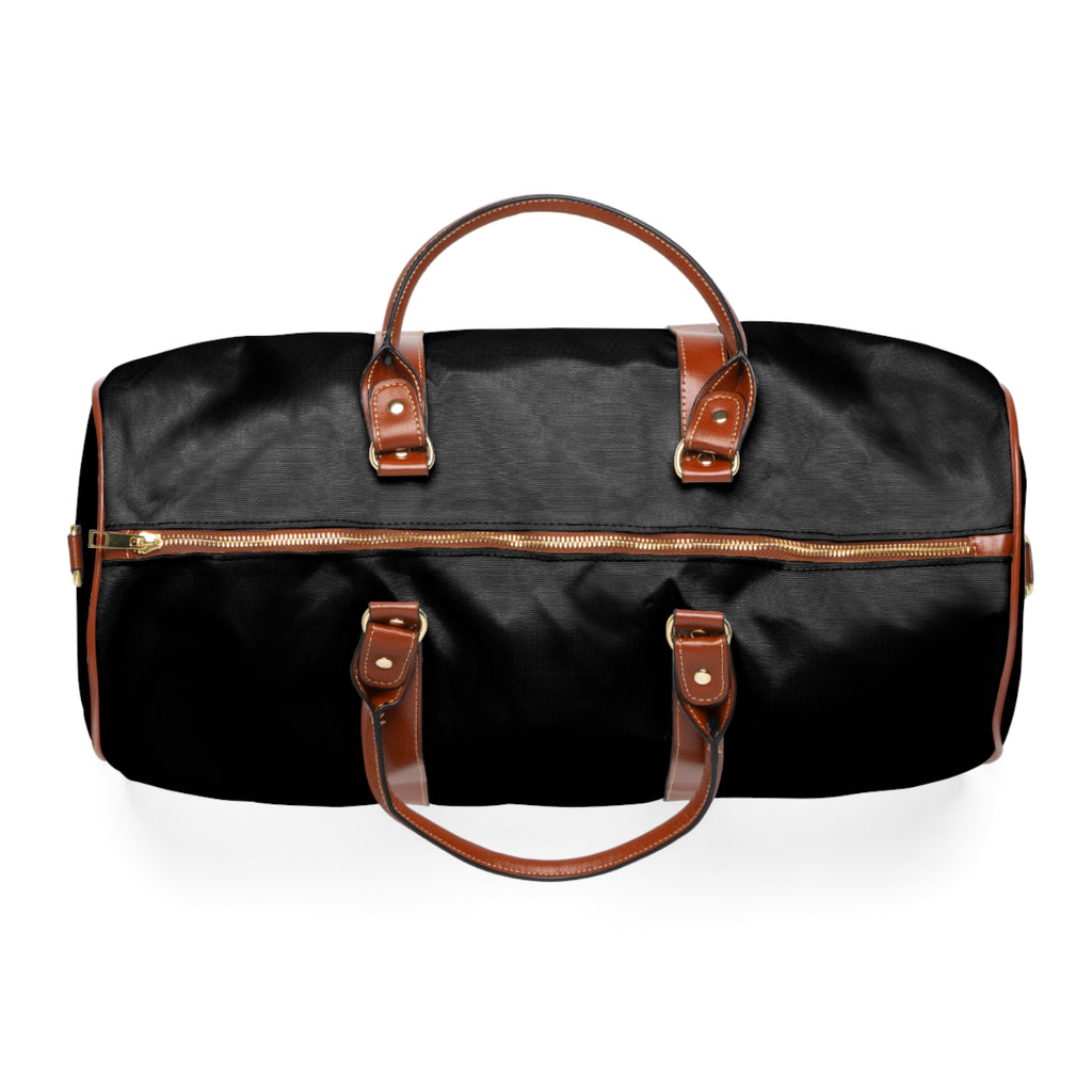 HA Waterproof Leather-Travel Duffel Bag