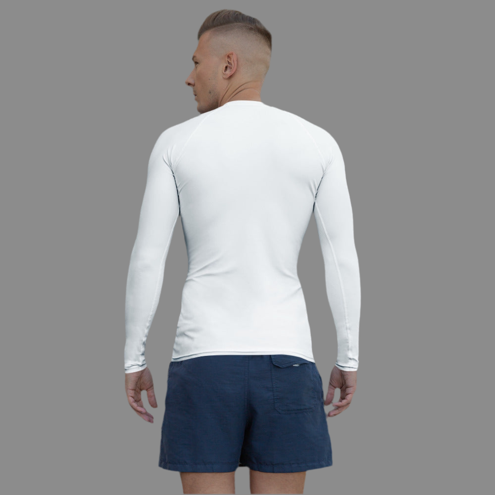 HA Men's White Athletics Long sleeve