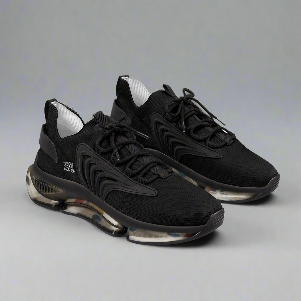 HA Gravity Zeros Black - Lightweight Athletic Shoes