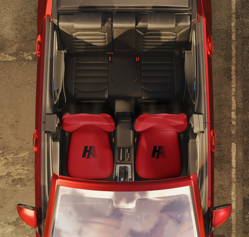 HA Red Sport Car Seat Covers