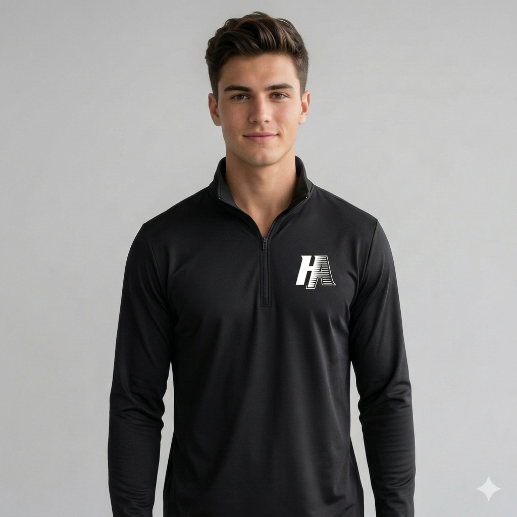 HA Mens Quarter zip up