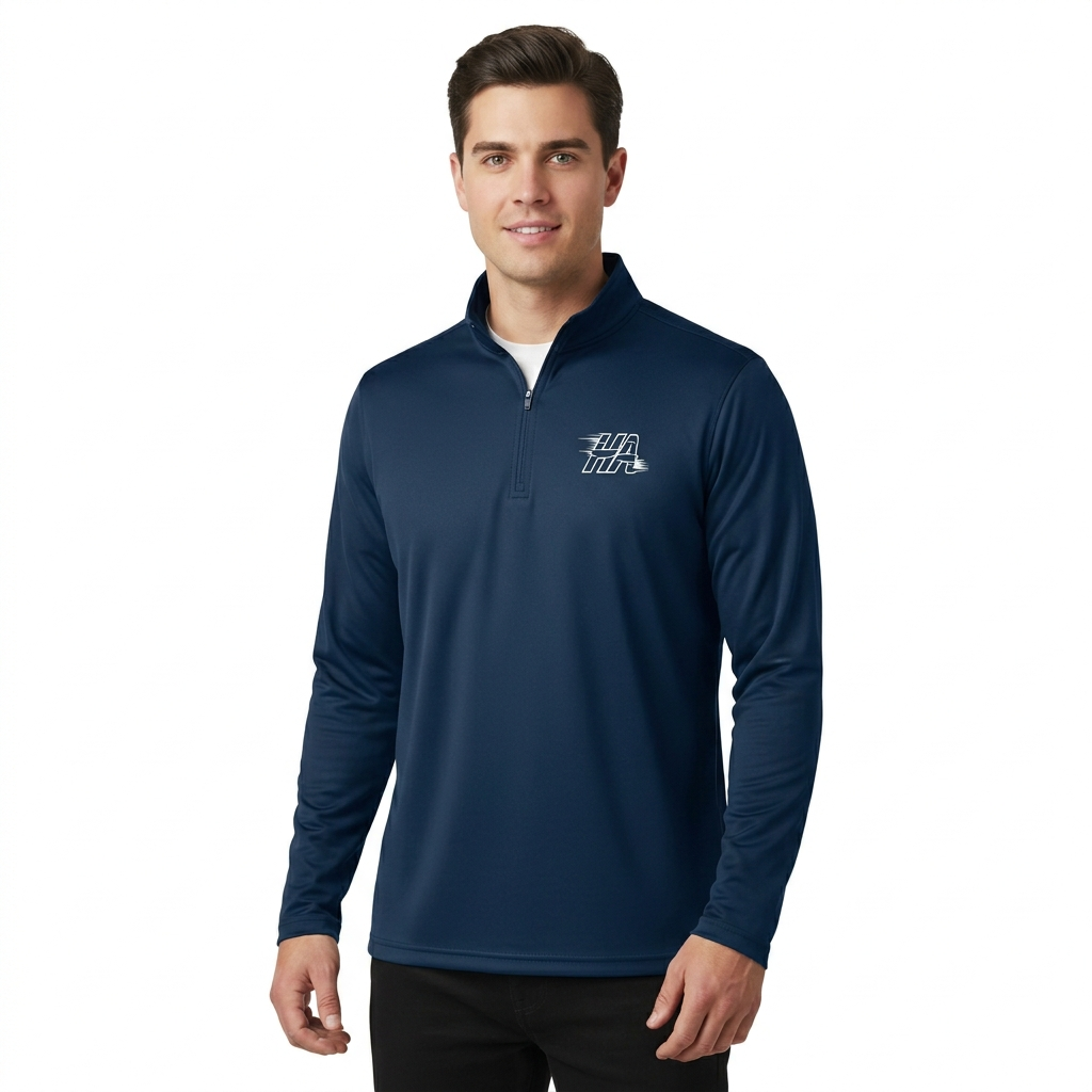 HA men’s quarter-zip pullover - sports logo