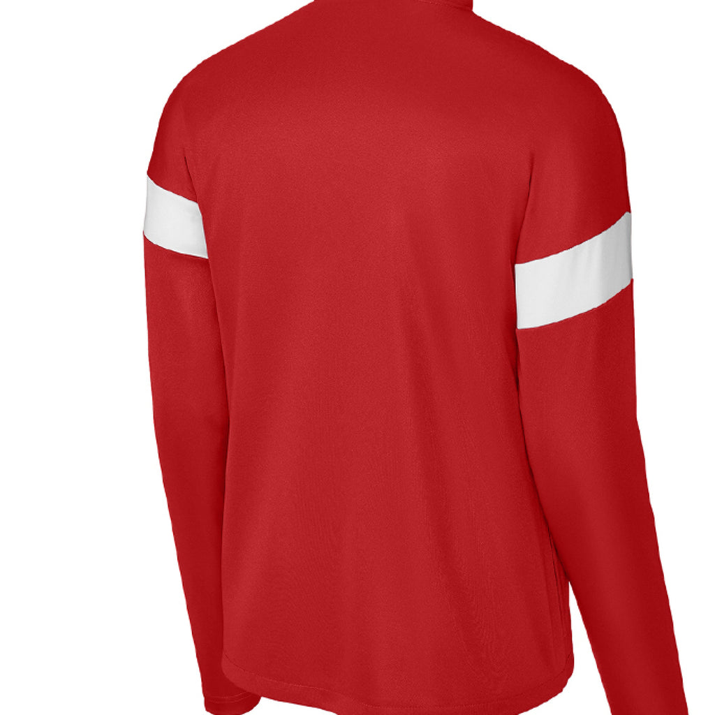 Deep Red/ White - BACK